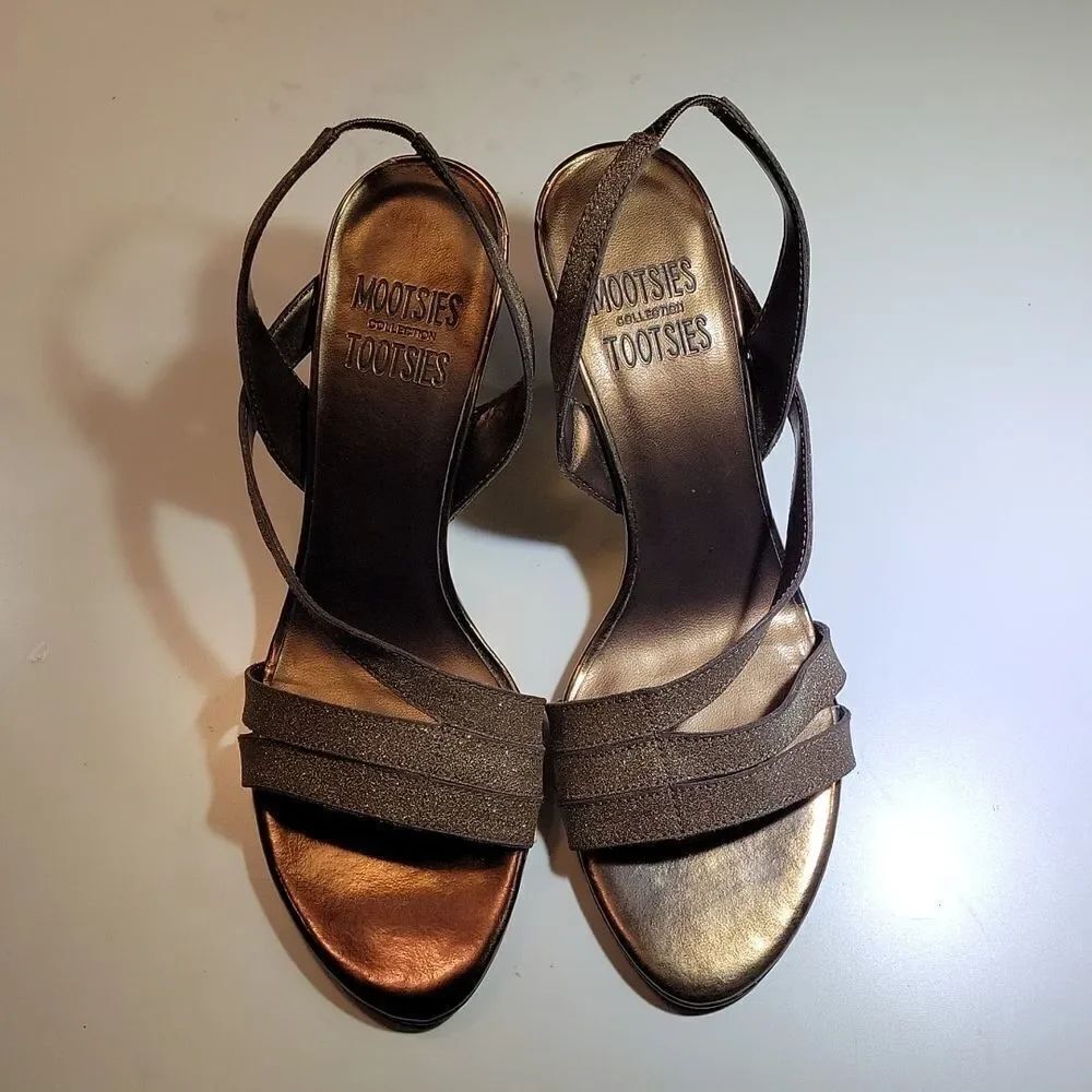 MOOTSIE TOOTSIES COLLECTION COOPER EVENING  ANKLE STRAP WOMEN"S HEEL SANDAL